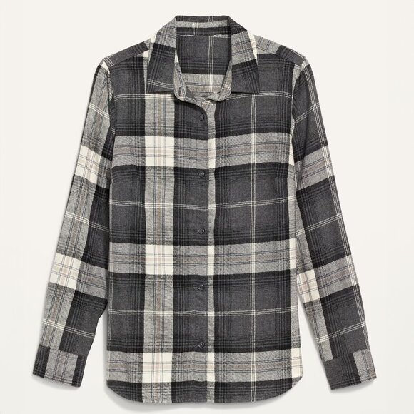 NWOT โ Old Navy Classic Plaid Flannel Shirt XL-Tall - Picture 2 of 11
